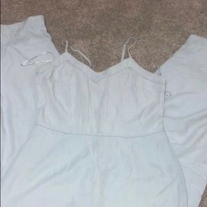 Blue romper size 6 fits like a medium